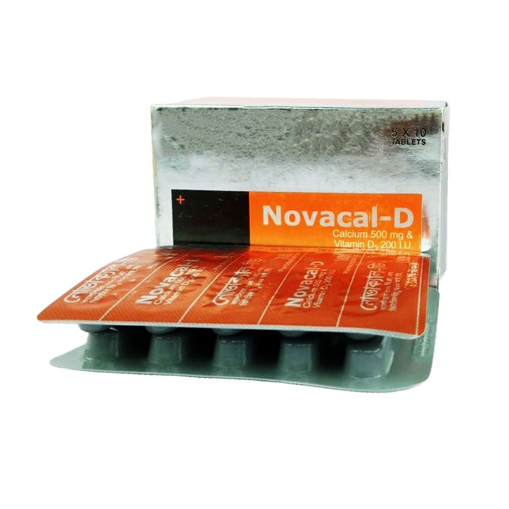 Tablet Novacal-D 500mg+200iu (50pcs)